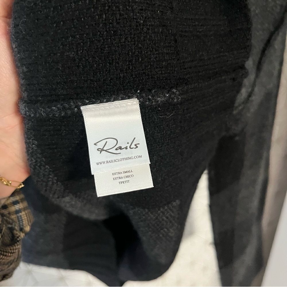 Rails Juno Sweater Black Charcoal - image 5